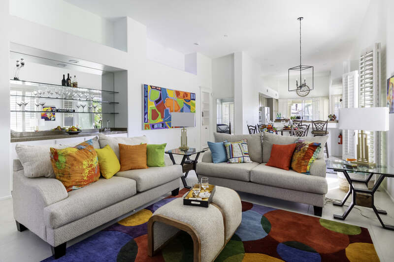 Cathedral City long-term rental living room