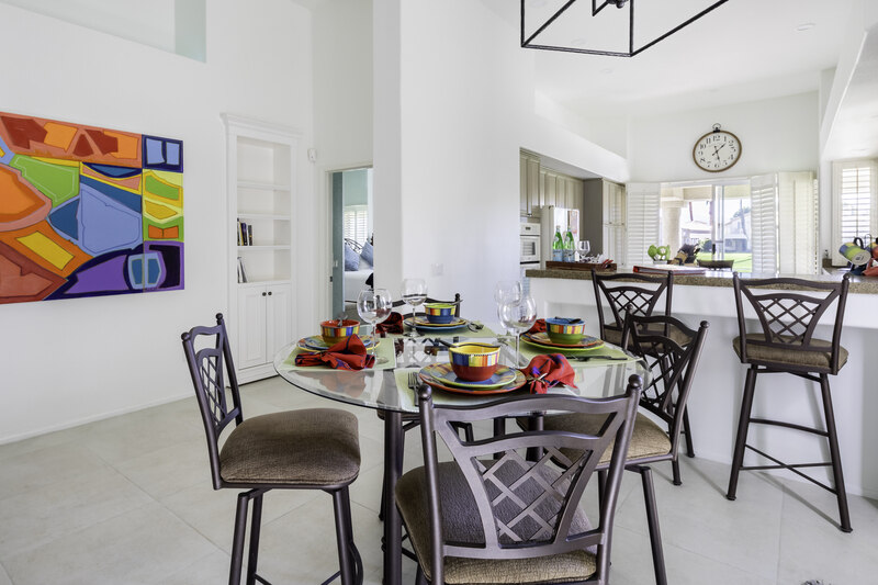 Dining area with natural light in 3BR Palm Springs rental
